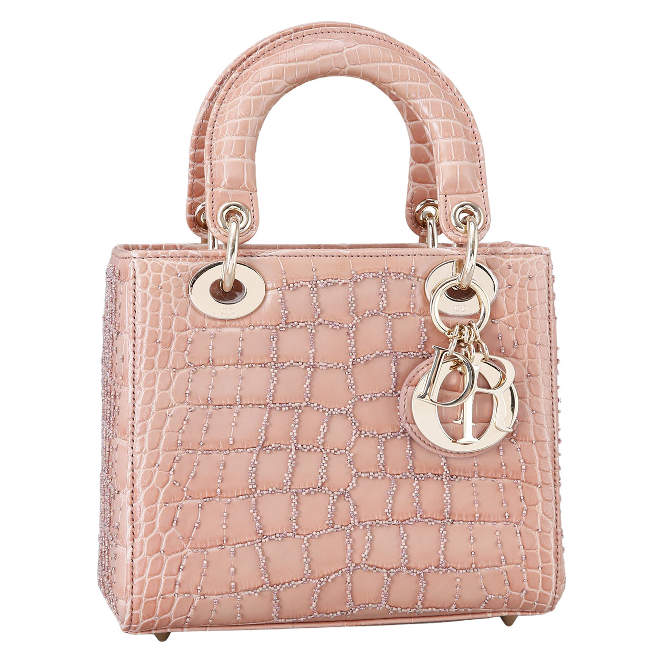 CHRISTIAN DIOR(USED)크리스찬디올 레이디디올 엘리게이터 스몰