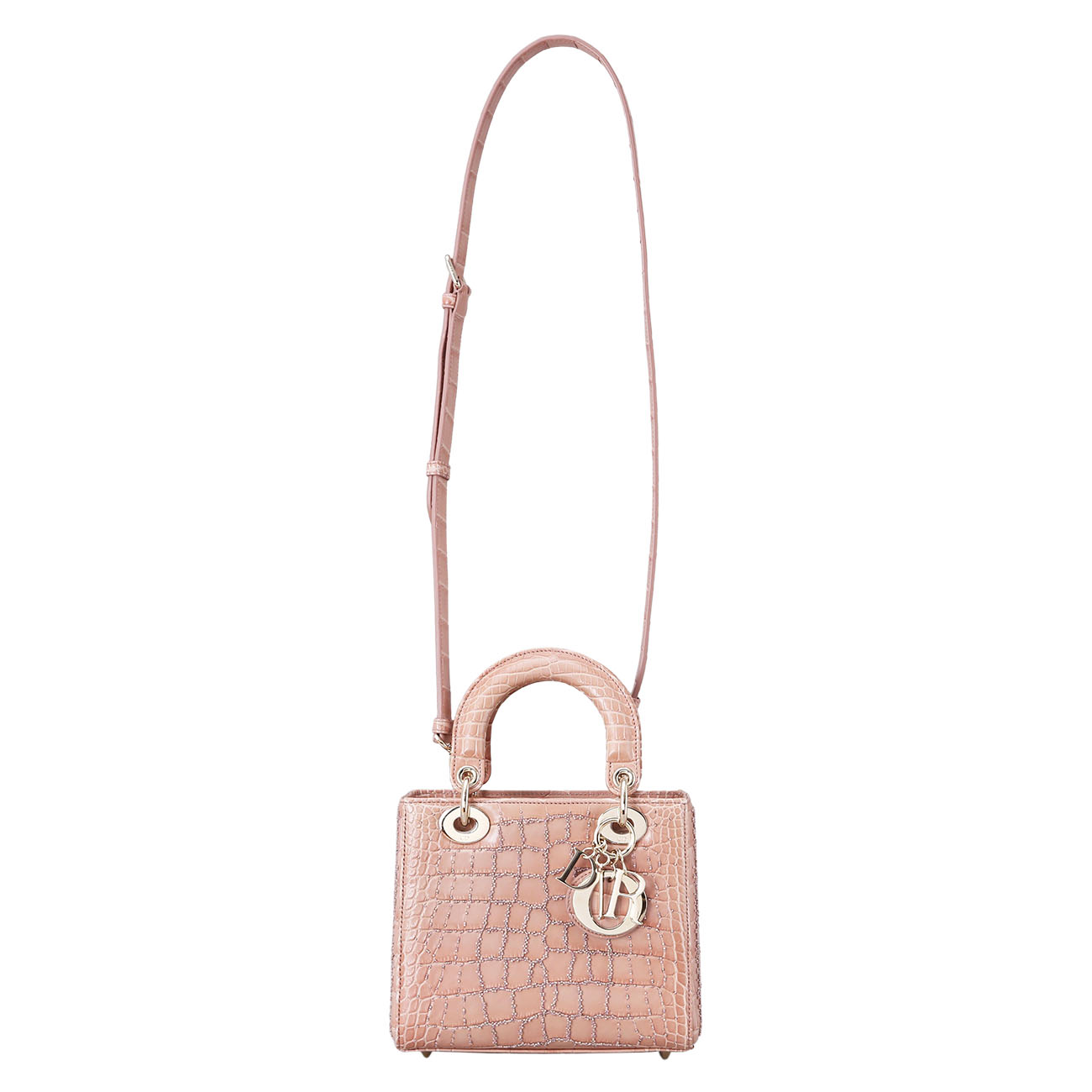 CHRISTIAN DIOR(USED)크리스찬디올 레이디디올 엘리게이터 스몰