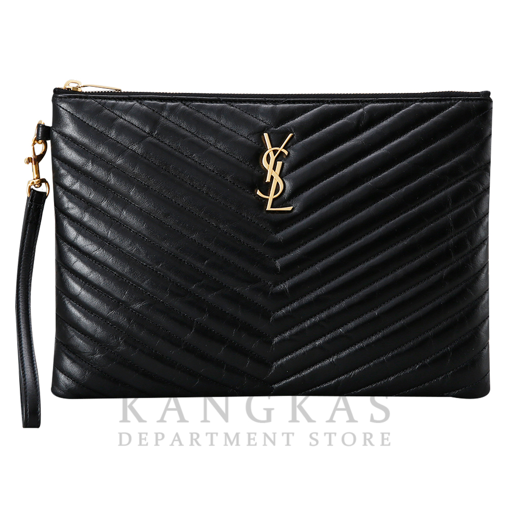 Yves Saint Laurent(USED)생로랑 모노그램 쉐브론 클러치