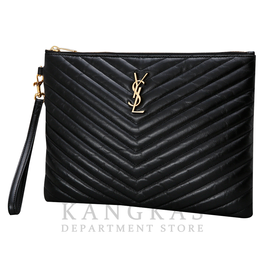 Yves Saint Laurent(USED)생로랑 모노그램 쉐브론 클러치