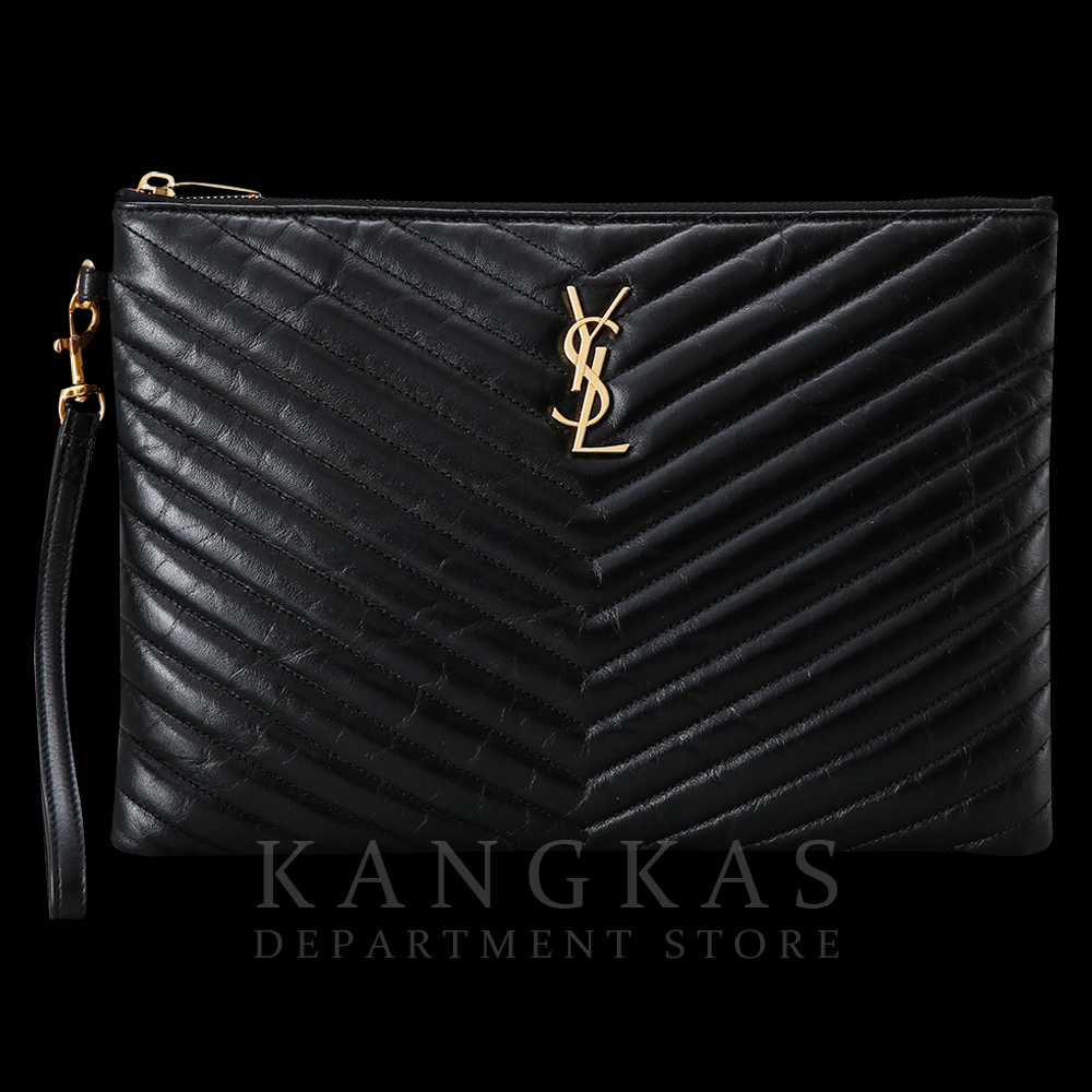 Yves Saint Laurent(USED)생로랑 모노그램 쉐브론 클러치