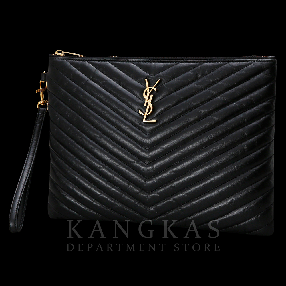 Yves Saint Laurent(USED)생로랑 모노그램 쉐브론 클러치