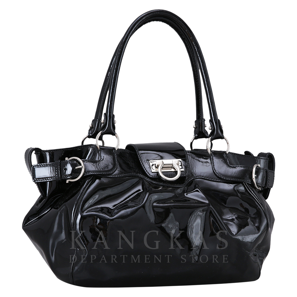 FERRAGAMO(USED)페레가모 간치니 페이던트 토트