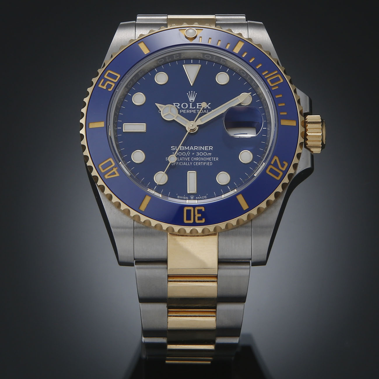 ROLEX(USED)로렉스 서브마리너 콤비 청판 126613LB