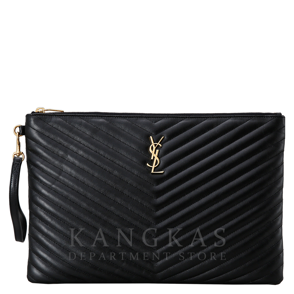 Yves Saint Laurent(USED)생로랑 모노그램 쉐브론 클러치