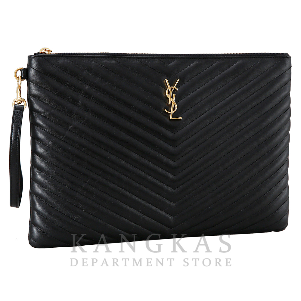 Yves Saint Laurent(USED)생로랑 모노그램 쉐브론 클러치