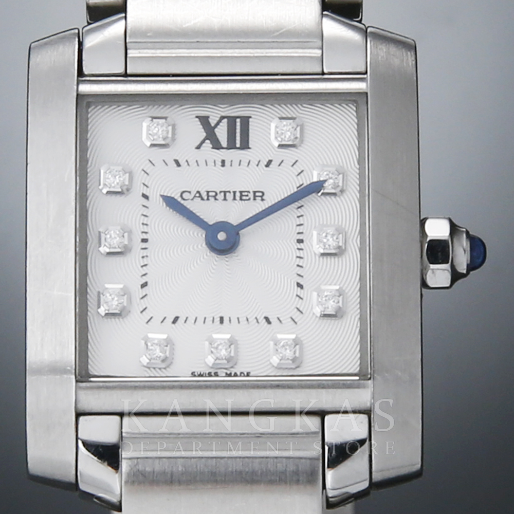 CARTIER(USED)까르띠에 탱크 프랑세스 스틸 스몰