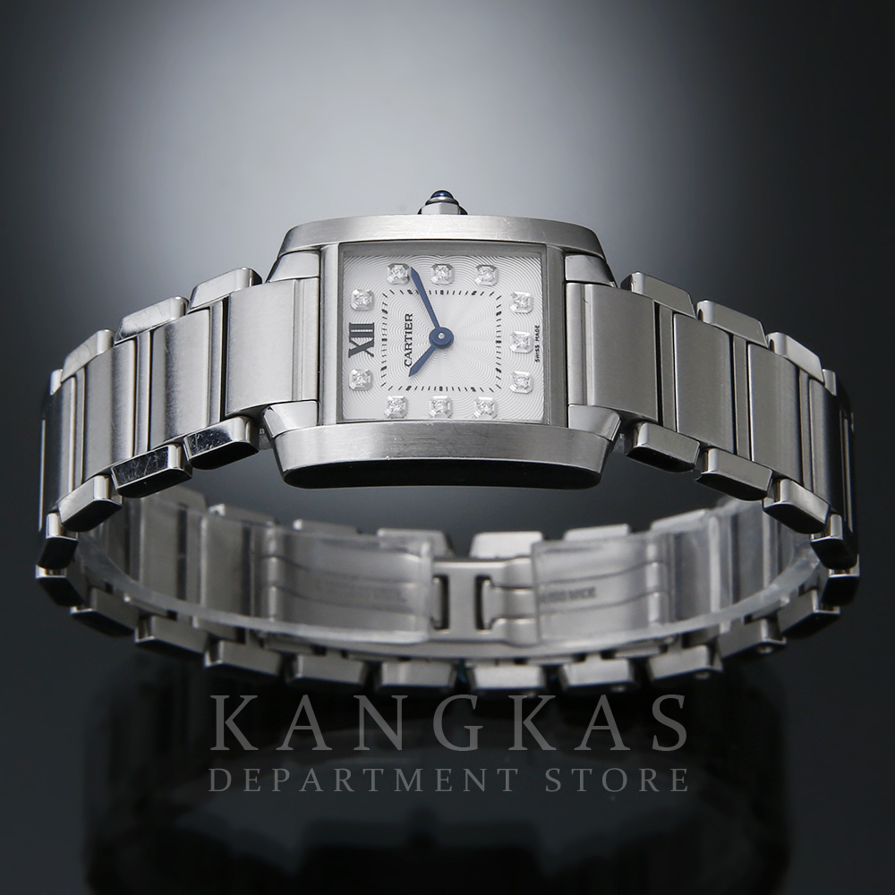 CARTIER(USED)까르띠에 탱크 프랑세스 스틸 스몰
