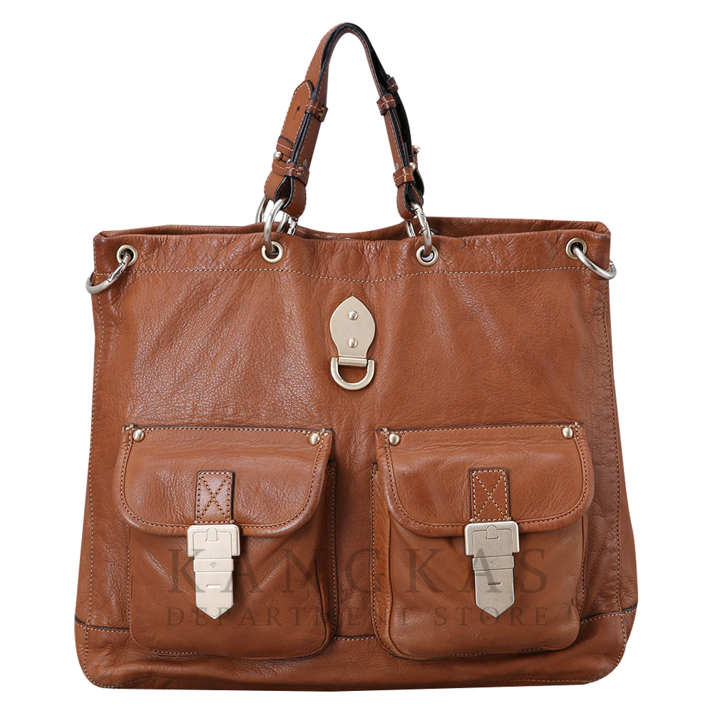 MULBERRY(USED)멀버리 브라운 레더 툐트숄더