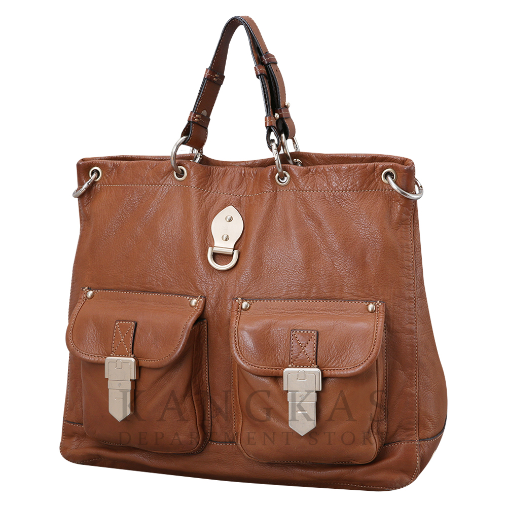 MULBERRY(USED)멀버리 브라운 레더 툐트숄더