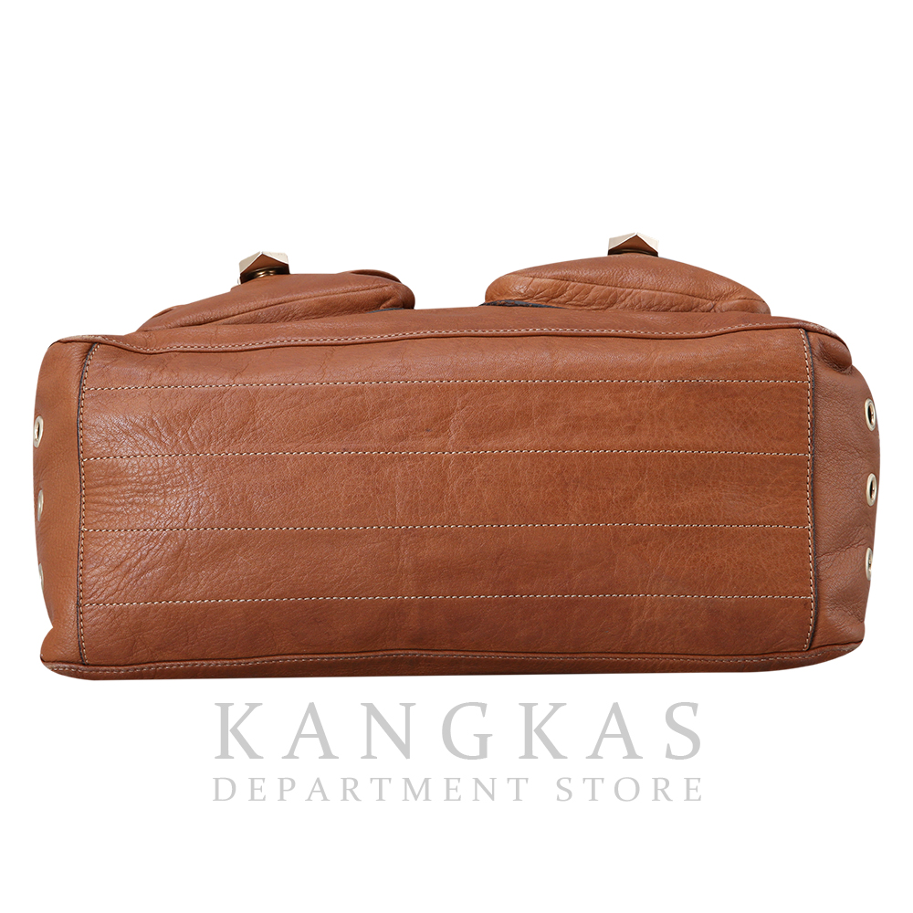 MULBERRY(USED)멀버리 브라운 레더 툐트숄더