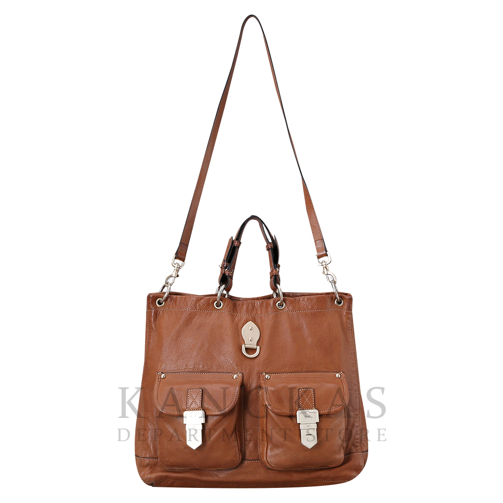 MULBERRY(USED)멀버리 브라운 레더 툐트숄더