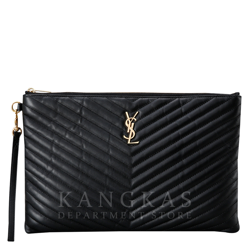 Yves Saint Laurent(USED)생로랑 모노그램 쉐브론 클러치