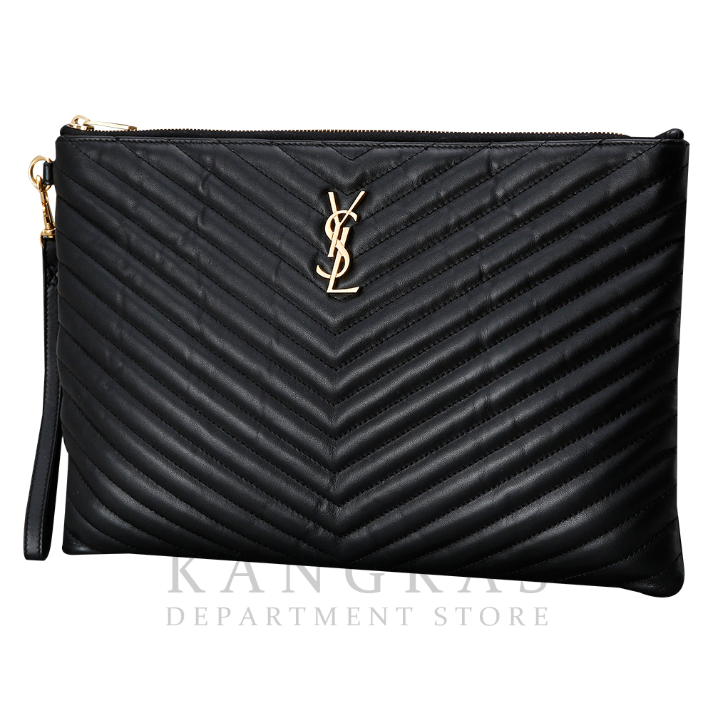 Yves Saint Laurent(USED)생로랑 모노그램 쉐브론 클러치