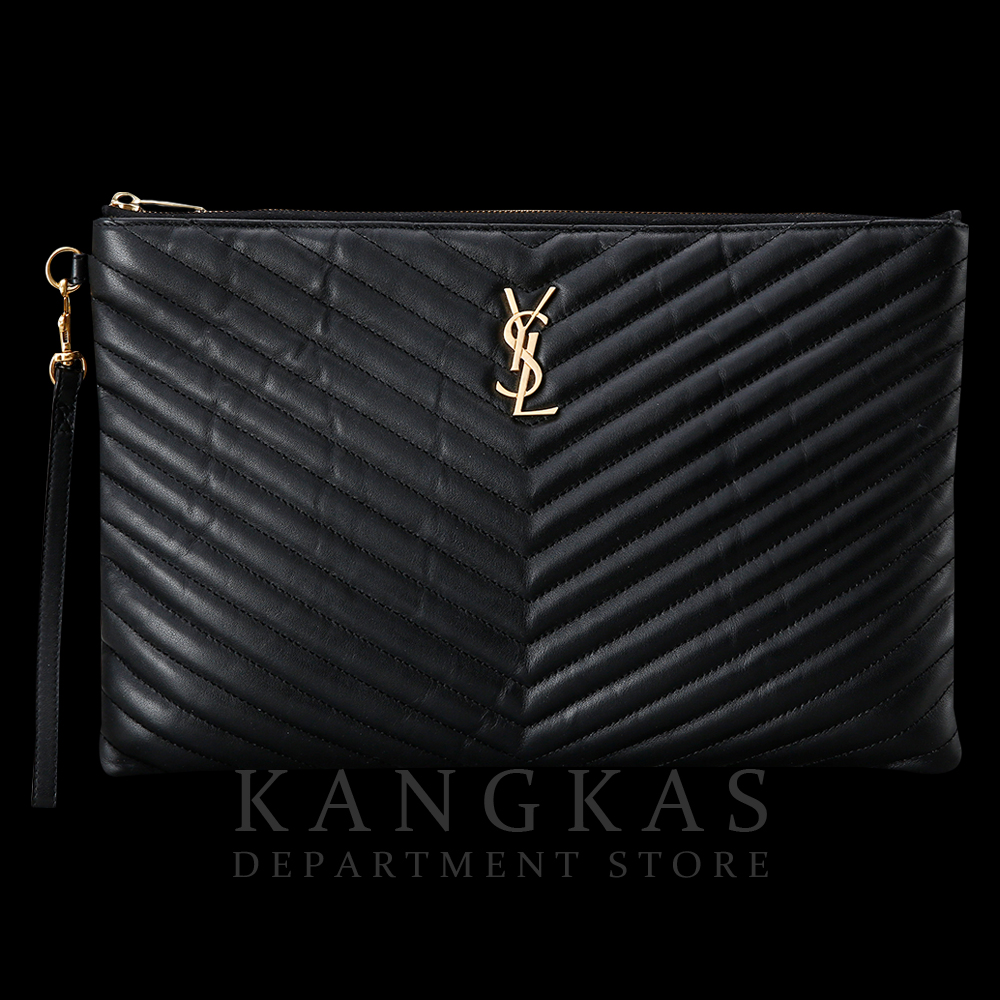 Yves Saint Laurent(USED)생로랑 모노그램 쉐브론 클러치
