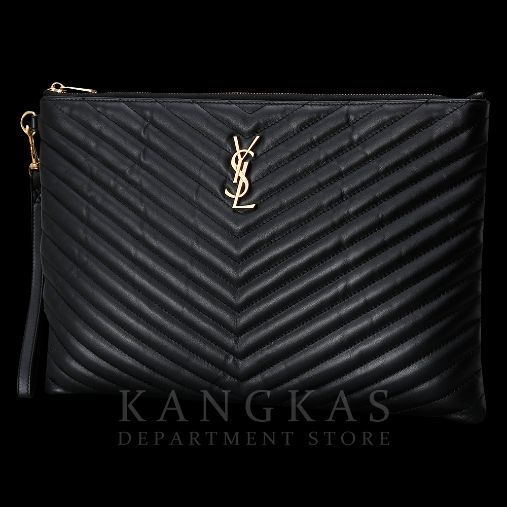 Yves Saint Laurent(USED)생로랑 모노그램 쉐브론 클러치