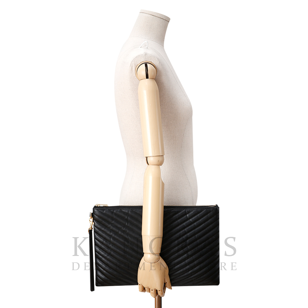 Yves Saint Laurent(USED)생로랑 모노그램 쉐브론 클러치