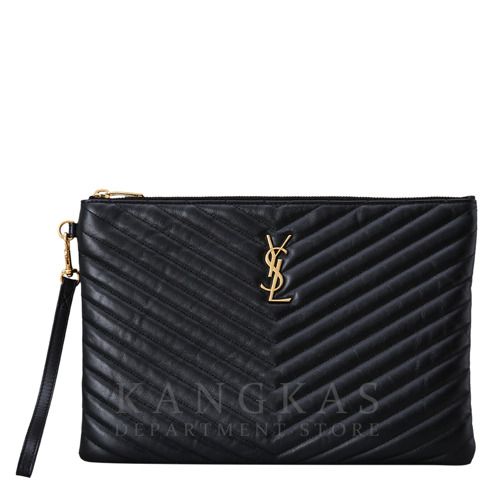 Yves Saint Laurent(USED)생로랑 모노그램 쉐브론 클러치
