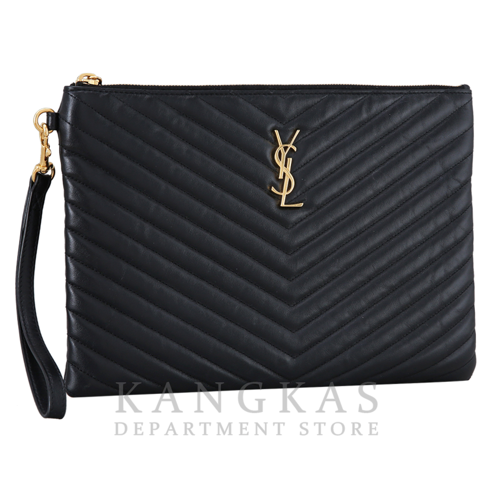 Yves Saint Laurent(USED)생로랑 모노그램 쉐브론 클러치