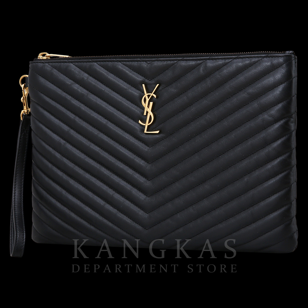 Yves Saint Laurent(USED)생로랑 모노그램 쉐브론 클러치