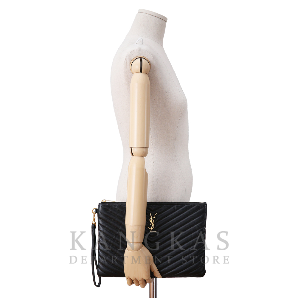 Yves Saint Laurent(USED)생로랑 모노그램 쉐브론 클러치