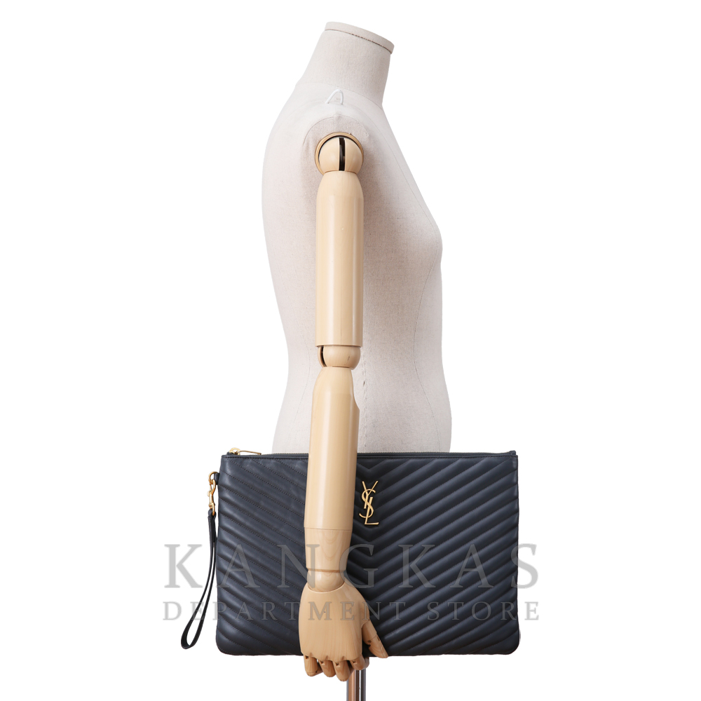 Yves Saint Laurent(USED)생로랑 모노그램 쉐브론 클러치
