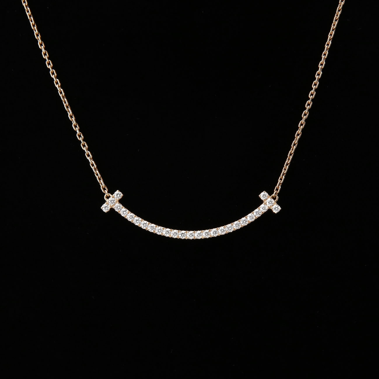 TIFFANY(USED)티파니 T 스마일 다이아 네크리스
