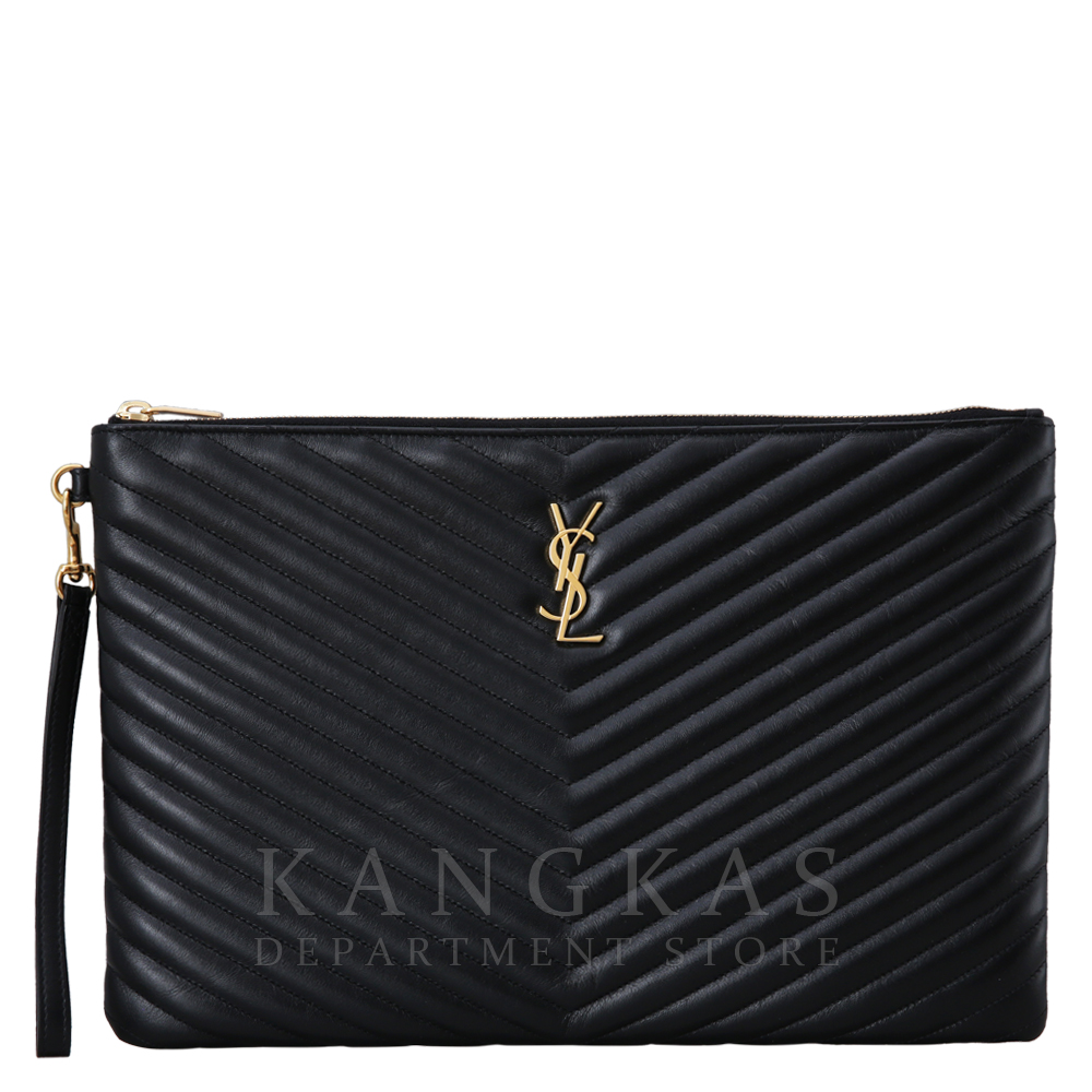 Yves Saint Laurent(USED)생로랑 모노그램 쉐브론 클러치