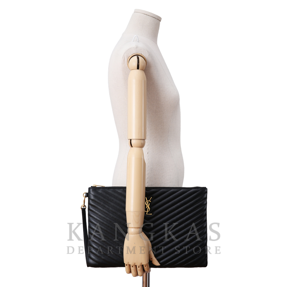 Yves Saint Laurent(USED)생로랑 모노그램 쉐브론 클러치