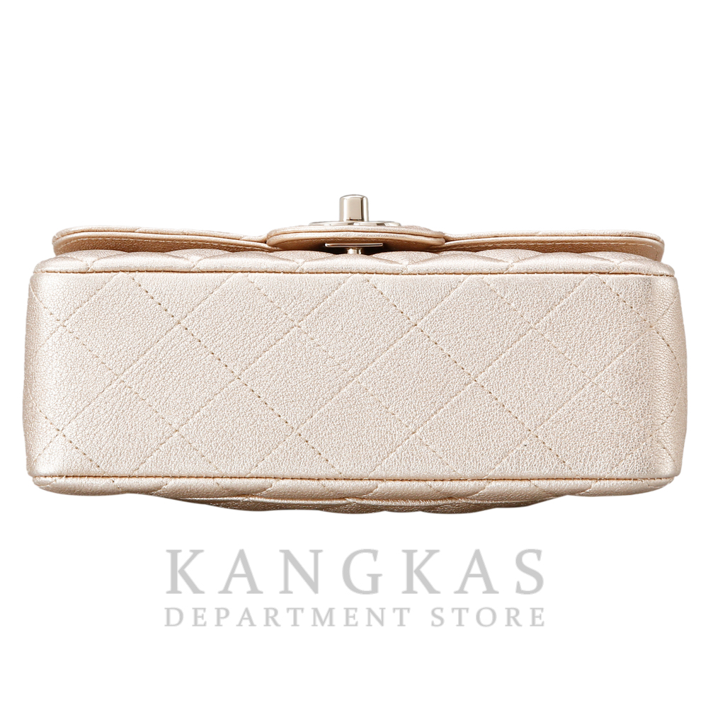 CHANEL(USED)샤넬 클래식 캐비어 뉴미니 골드