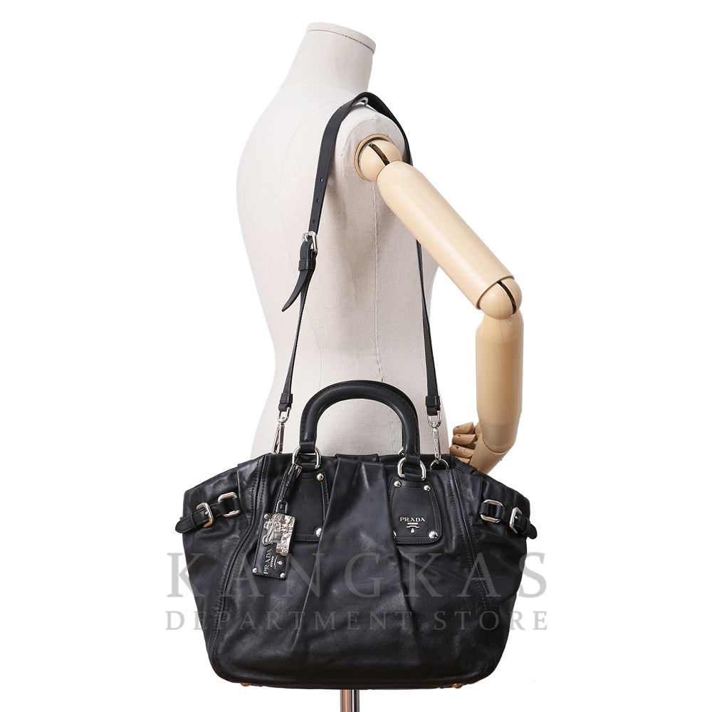 PRADA(USED)프라다 레더 토트겸 숄더백