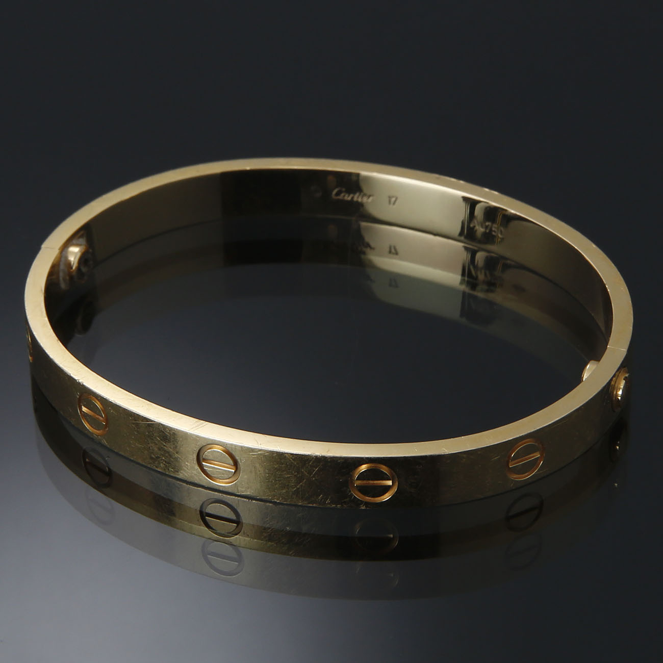 CARTIER(USED)까르띠에 러브 브레이슬릿 #17