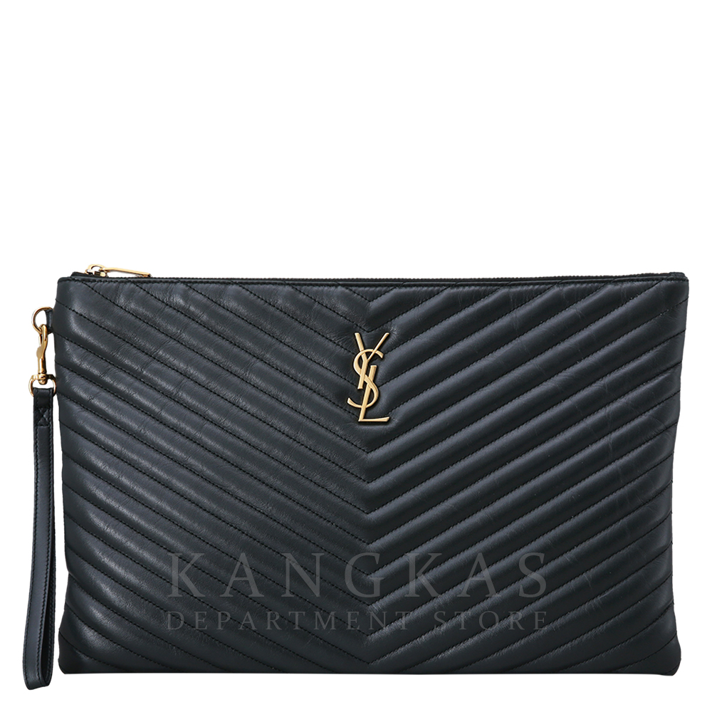 Yves Saint Laurent(USED)생로랑 모노그램 쉐브론 클러치