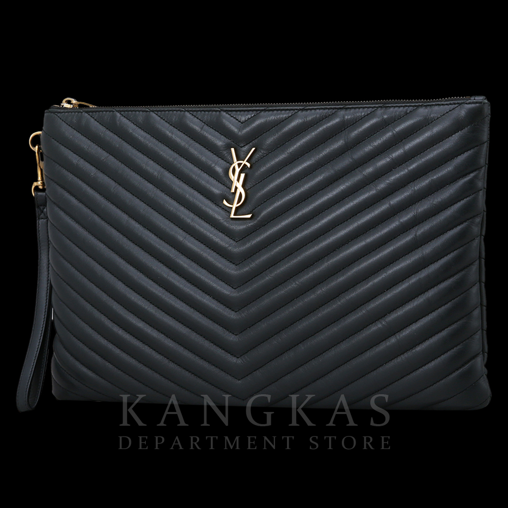 Yves Saint Laurent(USED)생로랑 모노그램 쉐브론 클러치