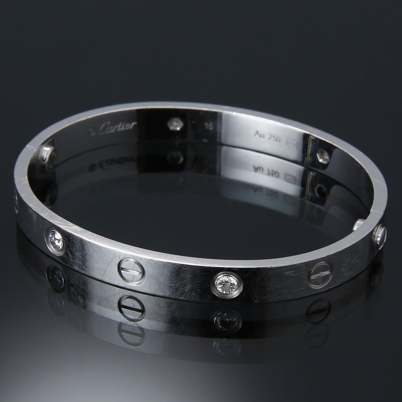 CARTIER(USED)까르띠에 4P러브 브레이슬릿 16#