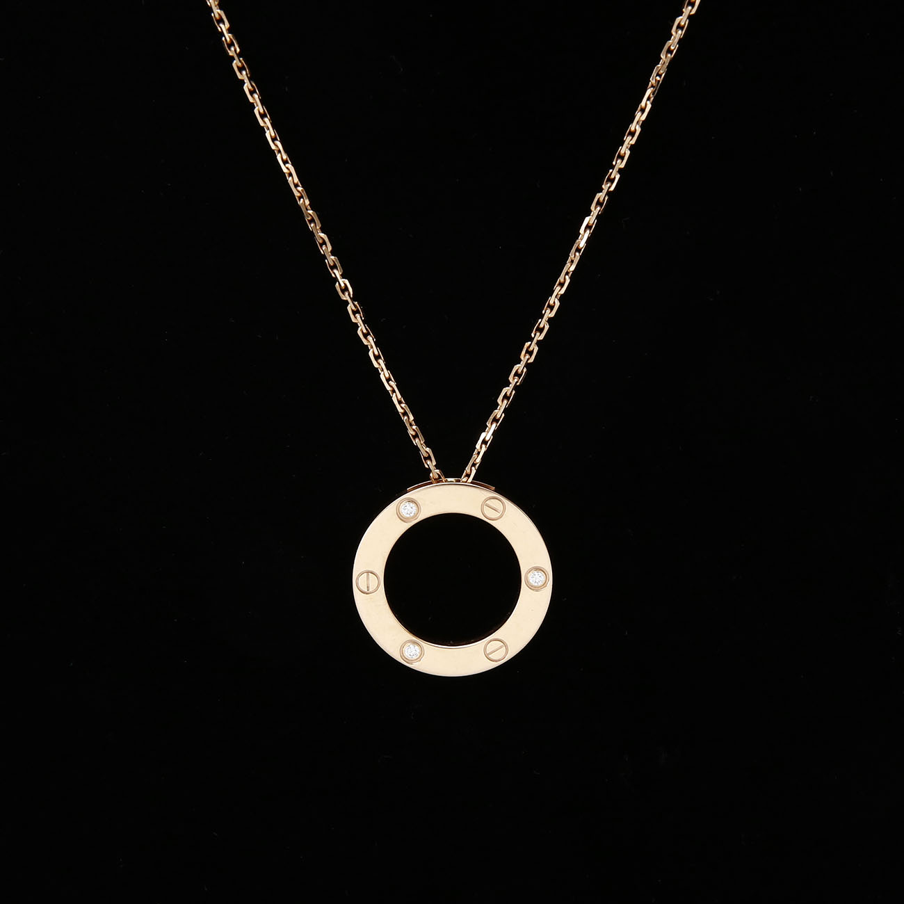 CARTIER(USED)까르띠에 러브 네크리스 3p