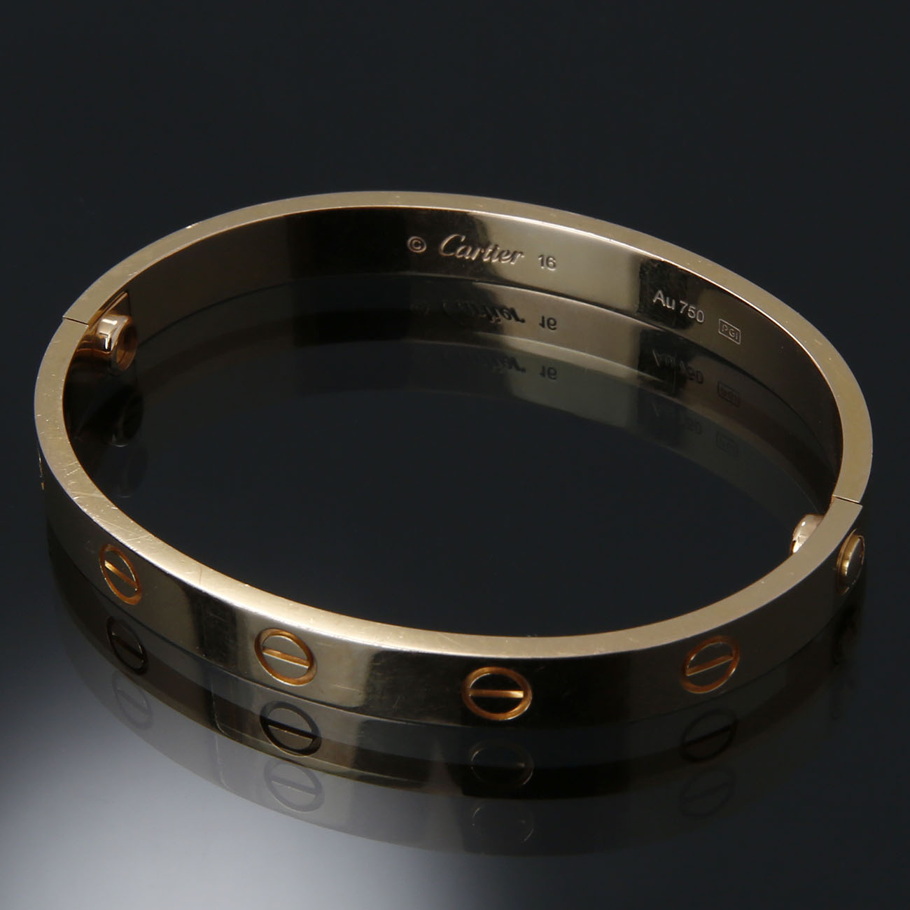 CARTIER(USED)까르띠에 러브 브레이슬릿 16#