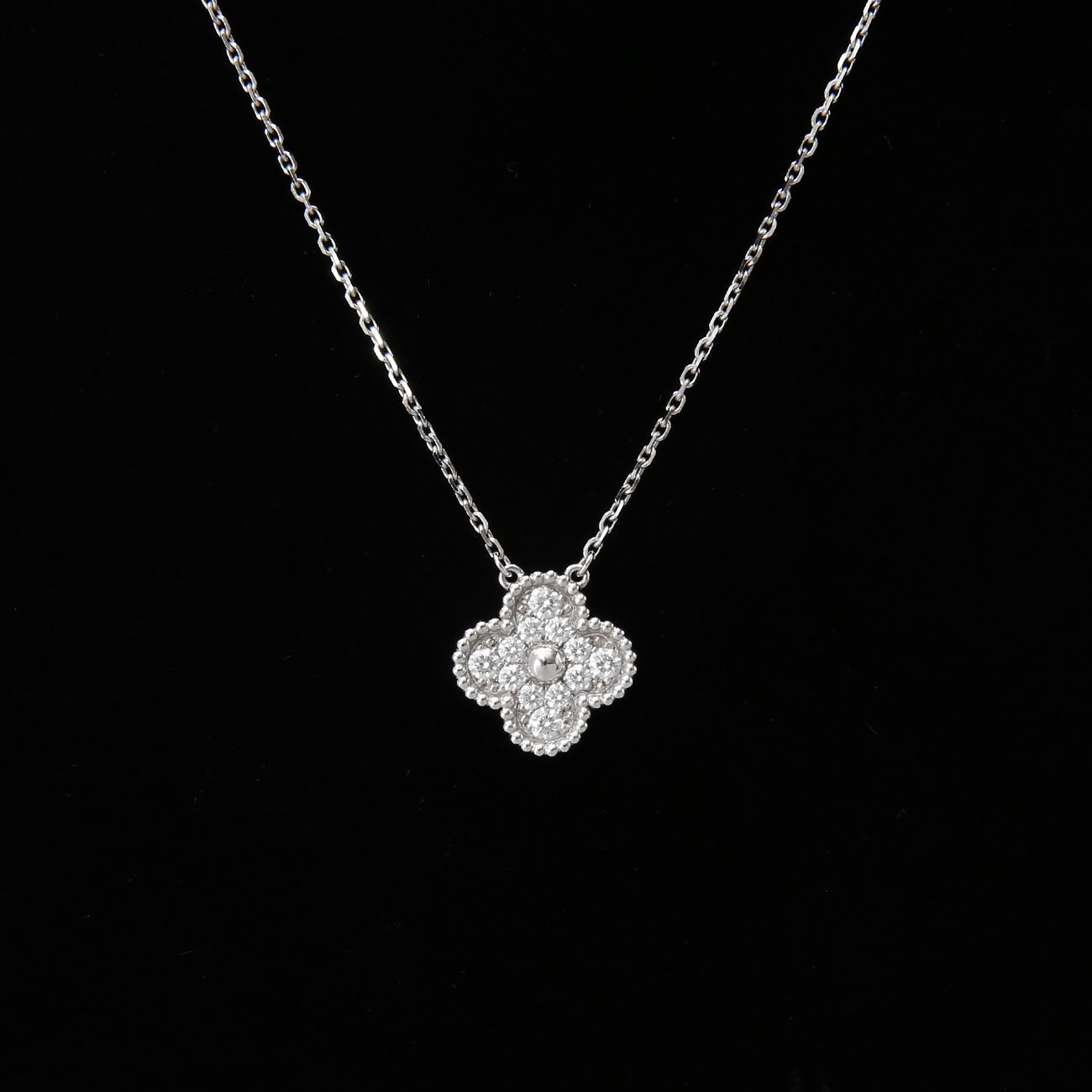 Van Cleef & Arpels(USED) 반클리프앤아펠  알함브라 다이아 네크리스