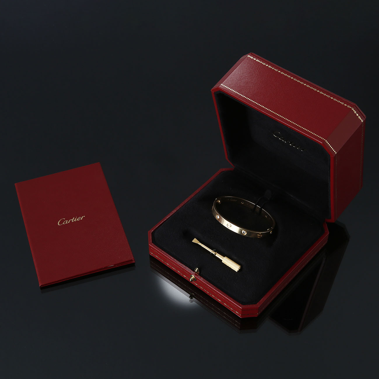 CARTIER(USED)까르띠에 4P러브 브레이슬릿 16#