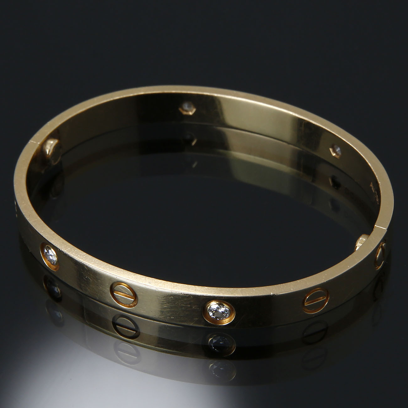 CARTIER(USED)까르띠에 4P러브 브레이슬릿 16#