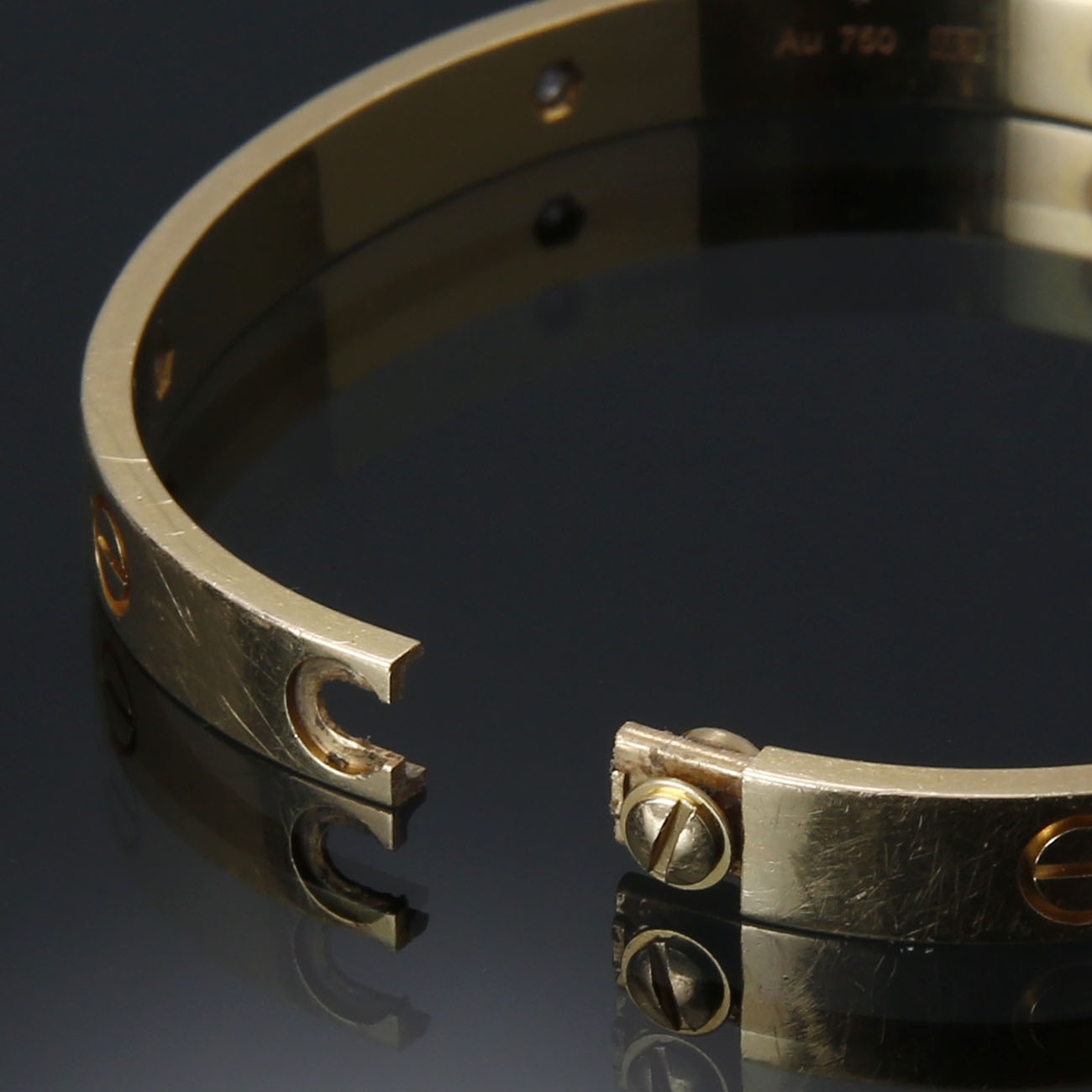 CARTIER(USED)까르띠에 4P러브 브레이슬릿 16#