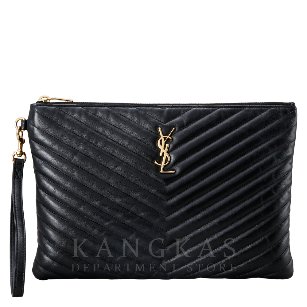 Yves Saint Laurent(USED)생로랑 모노그램 쉐브론 클러치