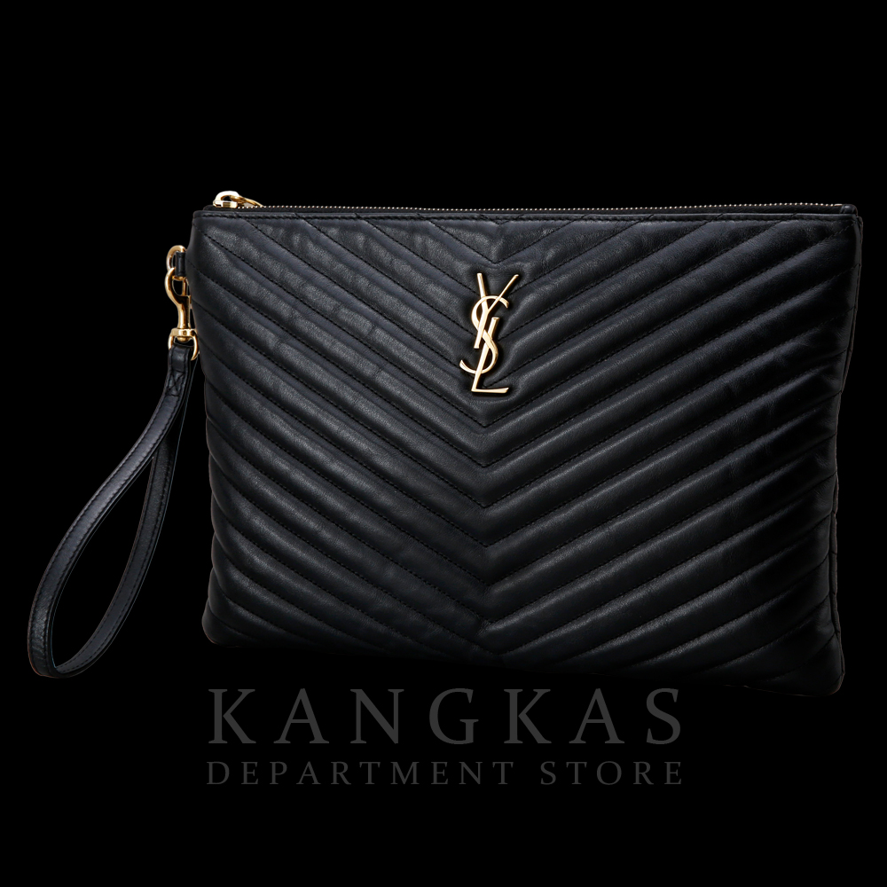 Yves Saint Laurent(USED)생로랑 모노그램 쉐브론 클러치