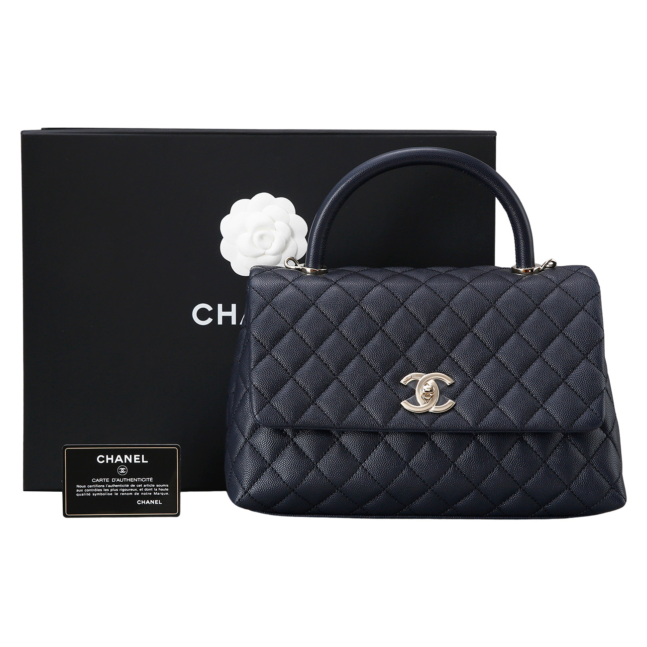 CHANEL(USED)샤넬 캐비어 코코핸들