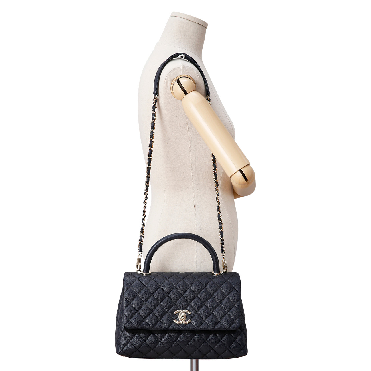 CHANEL(USED)샤넬 캐비어 코코핸들