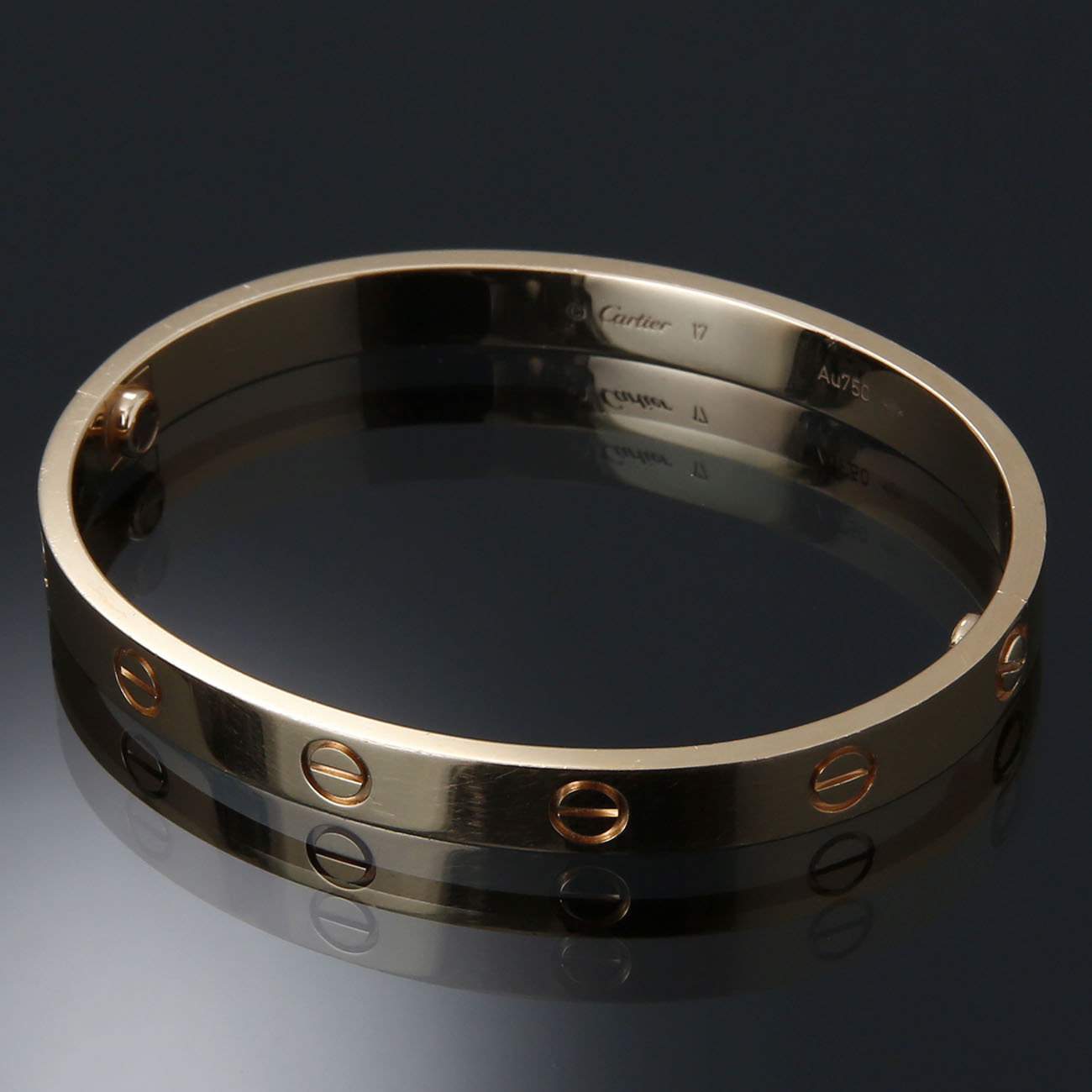 CARTIER(USED)까르띠에 러브 브레이슬릿 17#