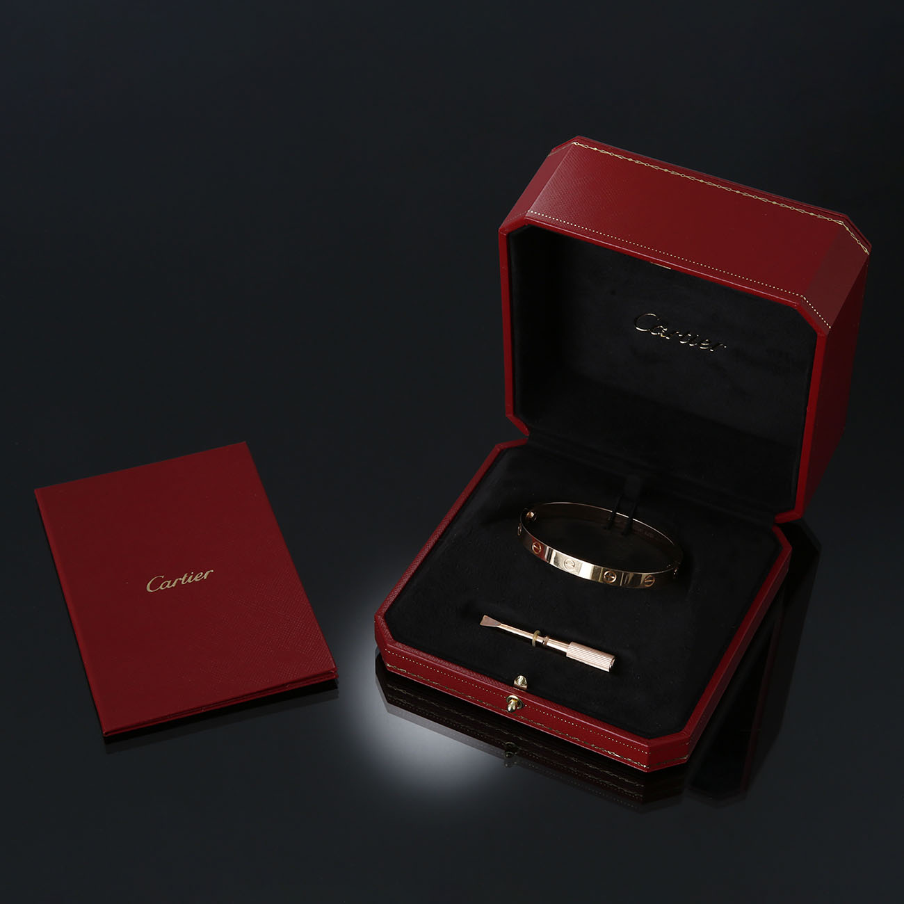 CARTIER(USED)까르띠에 러브 브레이슬릿 17#