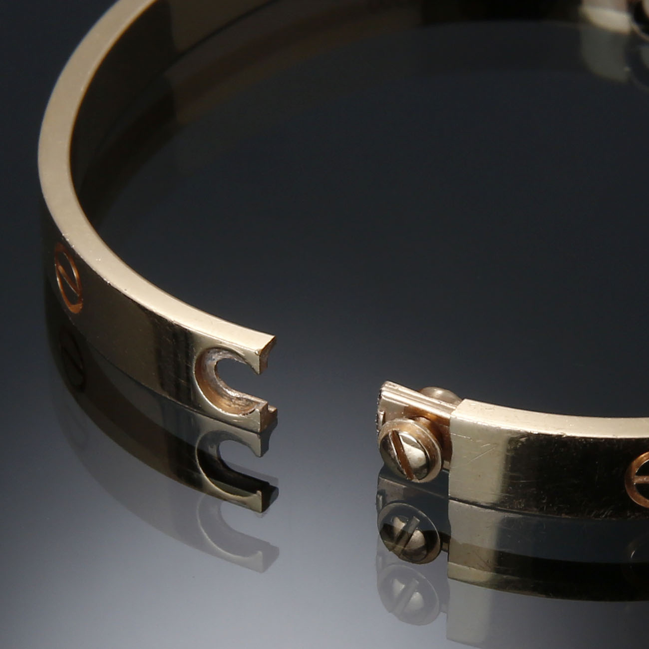 CARTIER(USED)까르띠에 러브 브레이슬릿 17#