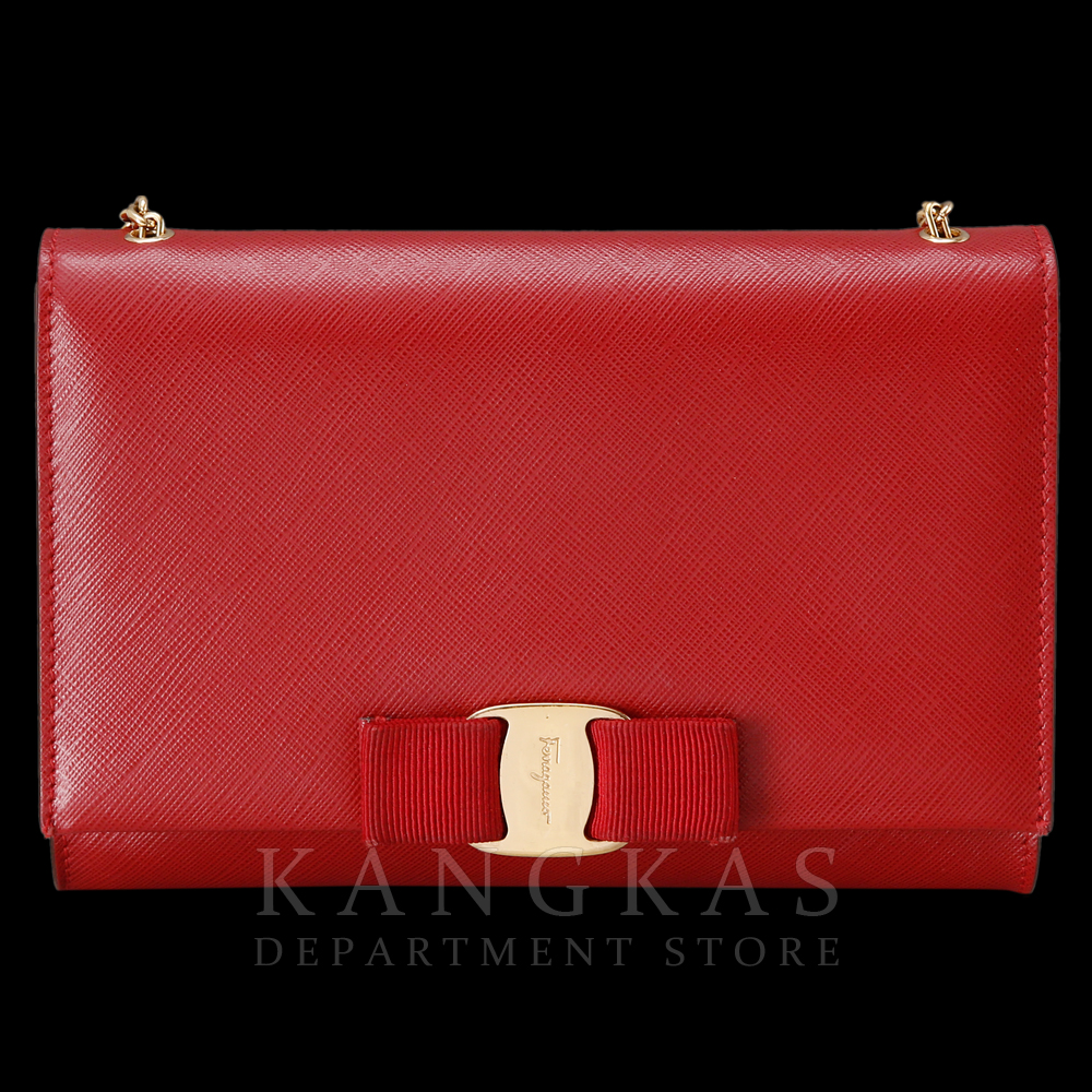 FERRAGAMO(USED) 페레가모 바라리본 체인 숄더백