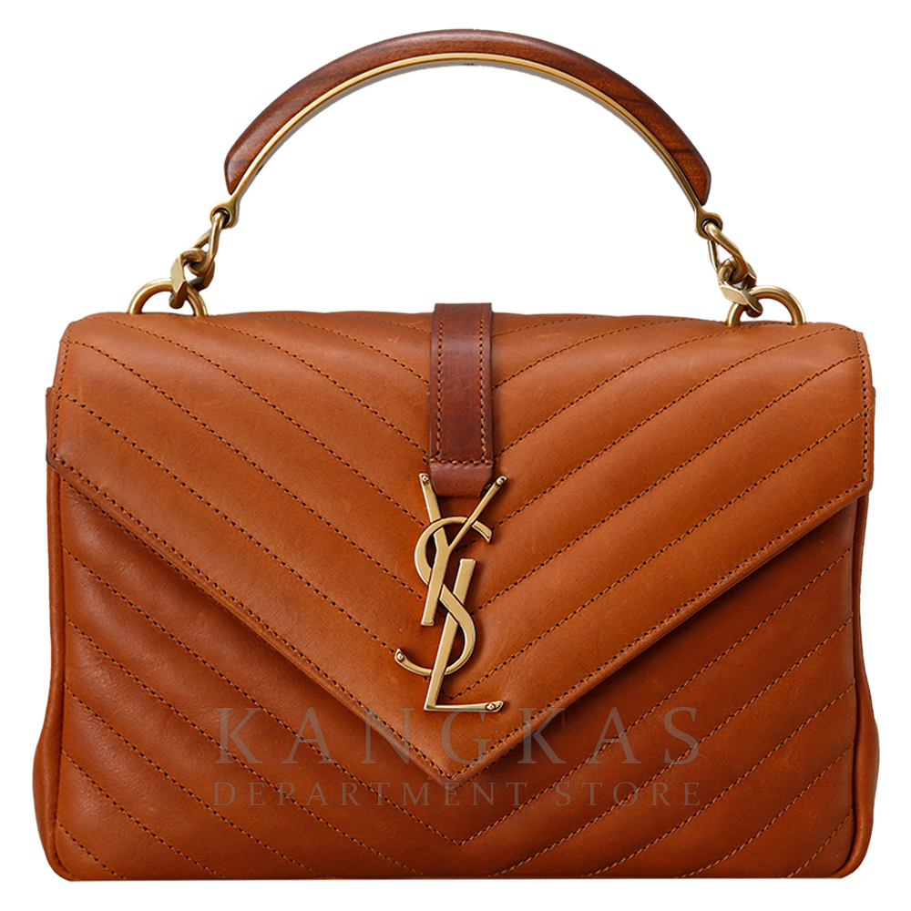 Yves Saint Laurent(USED)생로랑 컬리지 우드  탑핸들